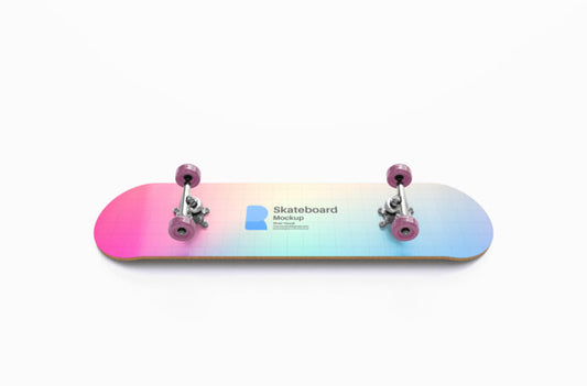 Mockup of a Skateboard Deck