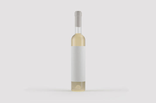 Mockup of a Sleek Liquor Bottle