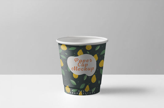 Mockup of a Small Paper Cup