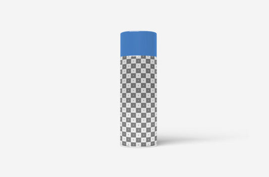 Mockup of a Spray Can Bottle