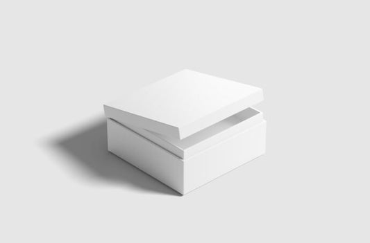 Mockup of a Square Jewelry Box for Display