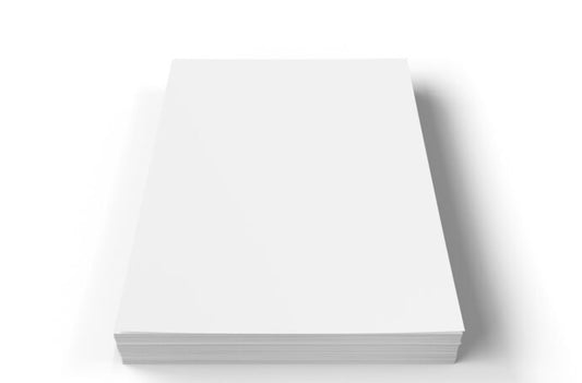 Mockup of a Stack of Flyers