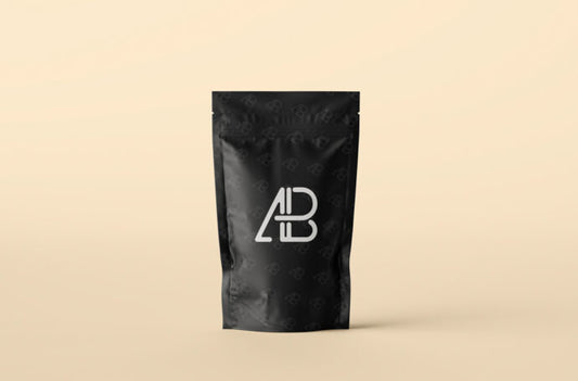 Mockup of a Standing Pouch Bag