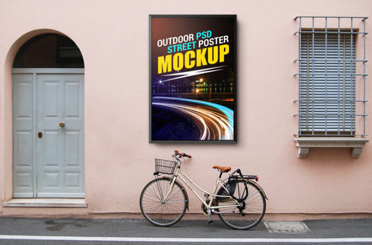 Mockup of a Street Poster