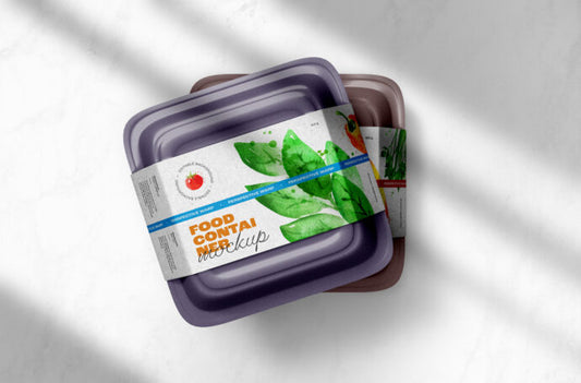 Mockup of a Takeaway Food Container