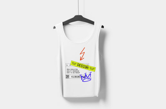 Mockup of a Tank Top on a Hanger