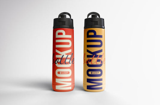 Mockup of a Thermos Bottle