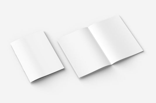 Mockup of a Thin Magazine