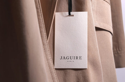 Mockup of an Elegant Clothing Tag