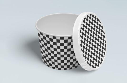 Mockup of an Ice Cream Cup