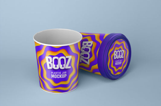 Mockup of an Ice Cream Paper Cup