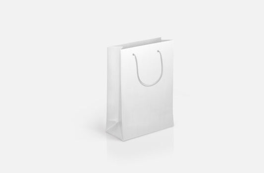 Mockup of an Open Paper Shopping Bag