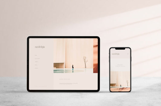 Mockup of iPad Pro and iPhone 11