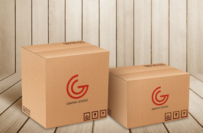 Mockups for Delivery and Moving Boxes