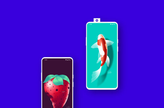 OnePlus 7 Pro Mockup for Flat Design