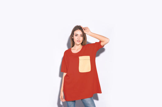 Oversized T-Shirt Mockup for Women