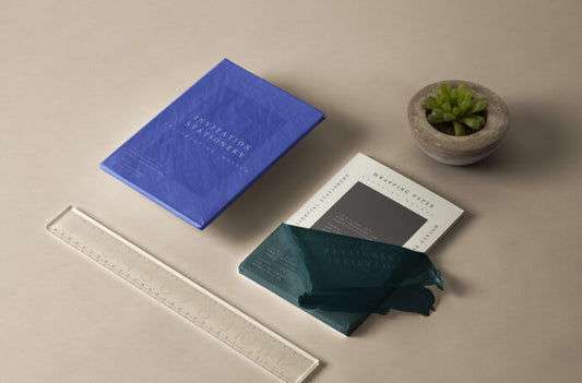 Paper Wrapped Book Mockup Template