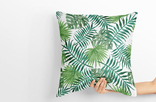 Pillow Mockup with Hand Holding