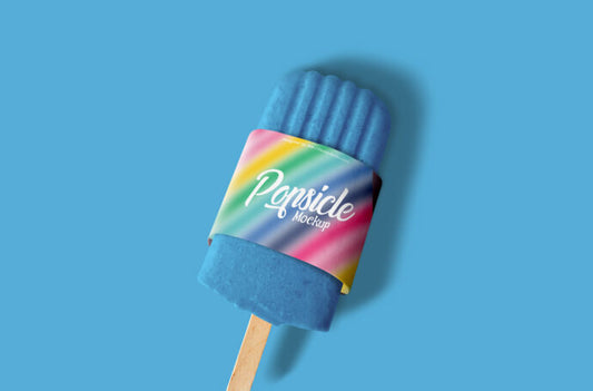 Popsicle Ice Cream Product Mockup Template