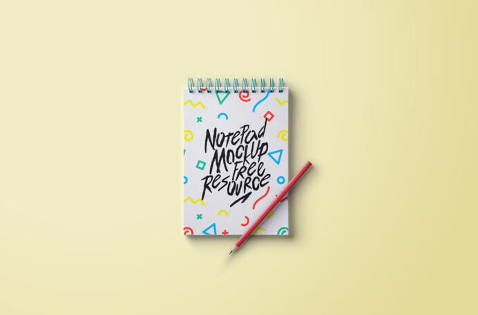 Ringend Notepad Mockup Design