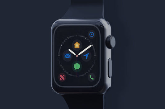 Set of Black Apple Watch Mockups