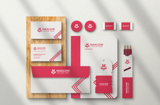 Shadow Mockup for Branding Stationery