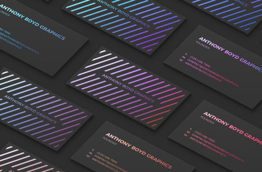 Showcase Mockups for Business Card Design