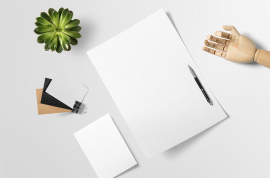 Simple Stationery Mockup Template