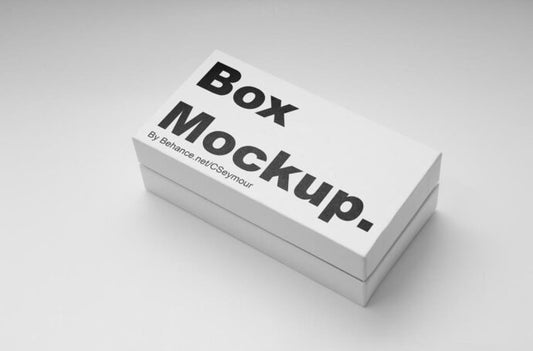 Small White Box Mockup Template