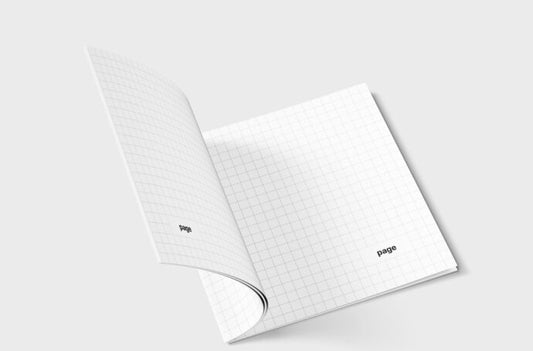 Square Magazine Mockup - Open and Ready for Use