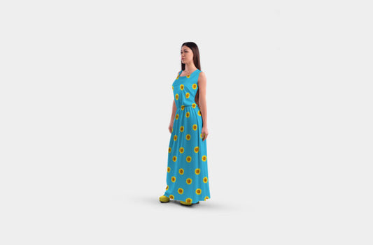 Stunning Long Dress Mockup for Fashion Enthusiasts