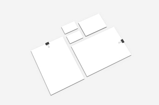 Stylish Mockup for Minimalist Stationery