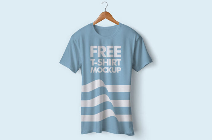 T-Shirt Mockup for Hanging Display