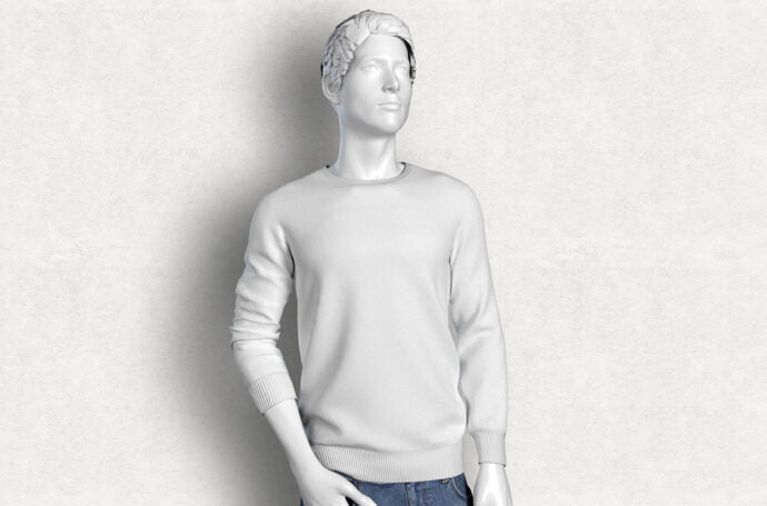 T-Shirt Mockup for Male Mannequin