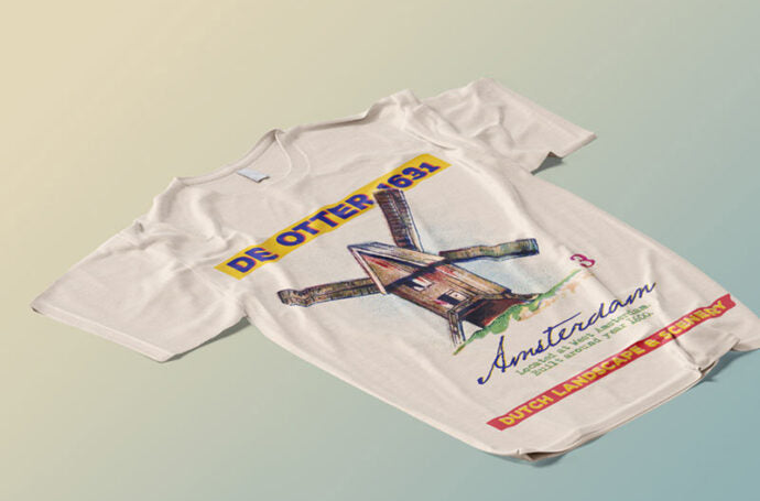 T-Shirt Mockup from a Different Perspective