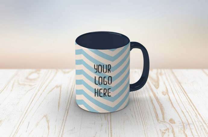 Table Mug Mockup for Product Display