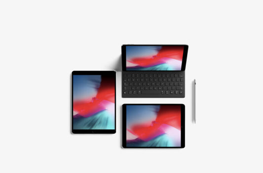 Top-View Mockup of iPad Pro