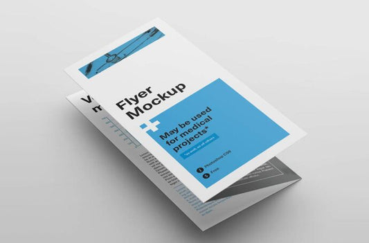 Tri-fold Flyer Mockup Templates for Designers