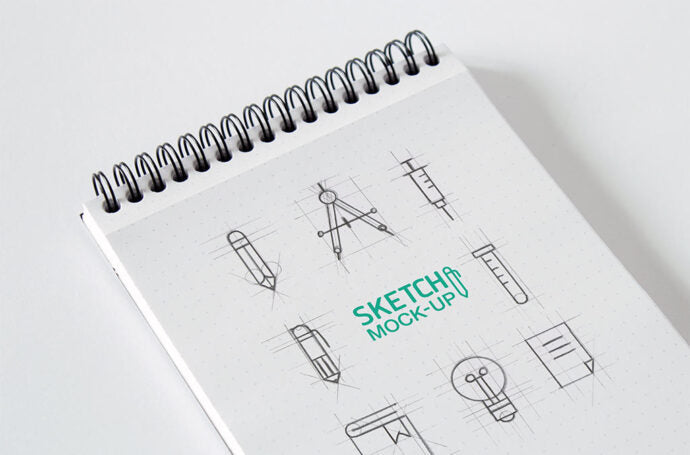 Two Sketchbook Mockup Templates for Artists