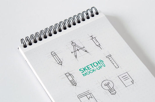 Two Sketchbook Mockup Templates for Artists