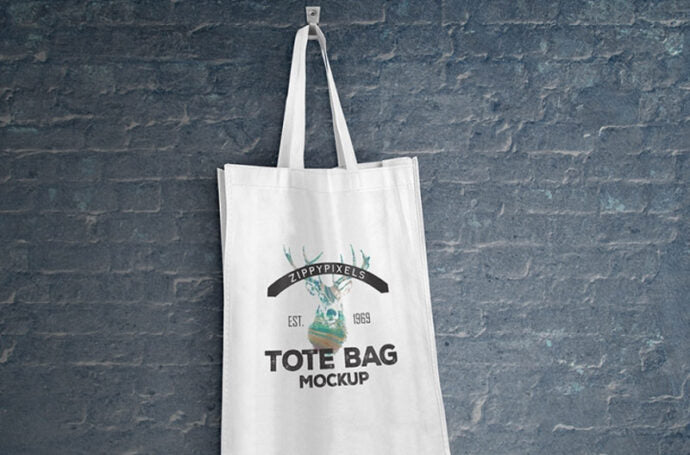 Two Tote Bag Mockup Designs for Your Brand