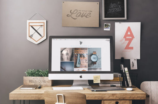 Vintage Office Mockup Template