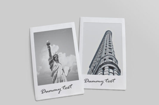 Vintage Polaroid Photo Mockup