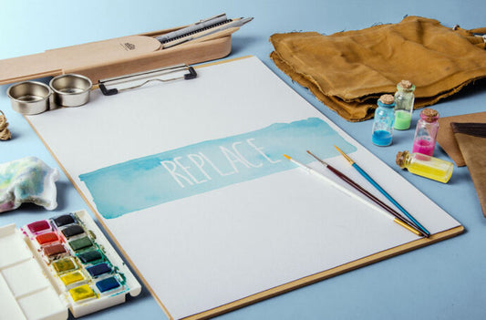 Watercolor Sketches Mockup Collection for Artists