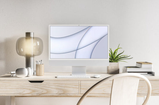 iMac 2021 Desk Mockup: Showcase Your Device in Style