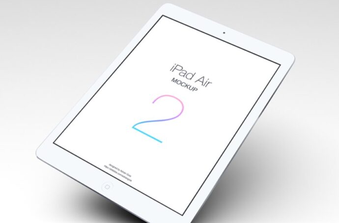 iPad Air 2 Mockup Floating