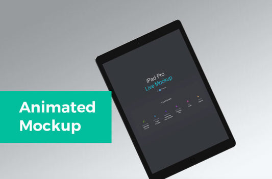 iPad Pro Mockup with Animation