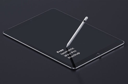 iPad Pro and Apple Pencil Mockup for Designers