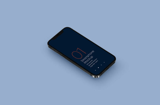 iPhone 12 Pro Mockup: Isometric and Floating Design