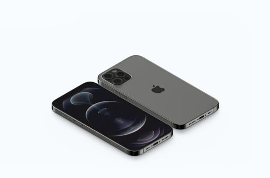 iPhone 12 Pro Mockup with Front and Back Views